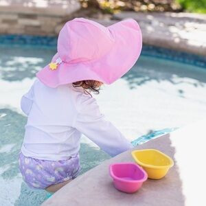 🍋2 for $10🍋 iplay Wide Brim Sun ☀️ Hat.  6-18mon. Pink.